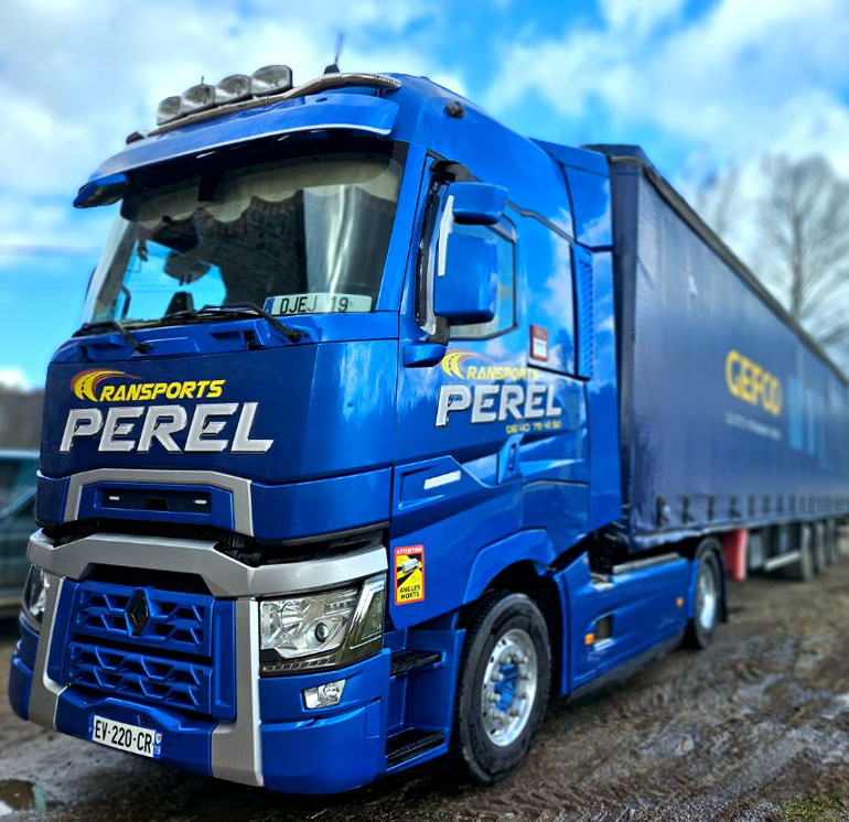 Transports Perel : entreprise de transport à Ussel en Corrèze (19) & en Charente (16)